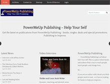 Tablet Screenshot of powermeuppublishing.com